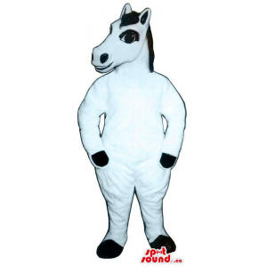 All White Horse Plush...