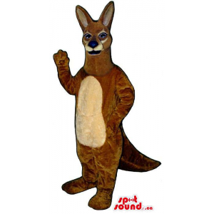 Brown Kangaroo Plush Mascot...