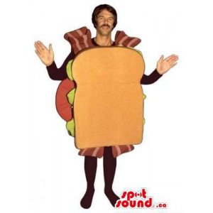 Large Sandwich Mascot Or...