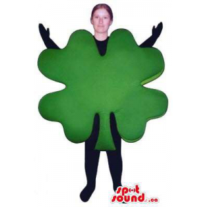 Large Green Clover Plant Leaf Mascot Or Adult Costume