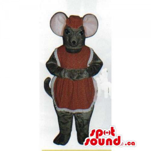 Lady Grey Mouse Plush...