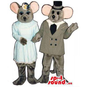 Pareja De Mascotas Ratones...