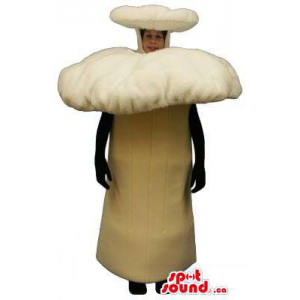 Large Forest Beige Mushroom...