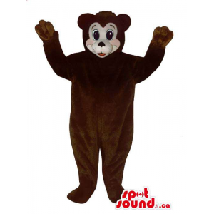 Cute Dark Brown Plush Bear...