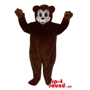 Dark Brown bonito urso de...