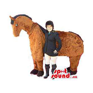 Brown Horse animal Plush...