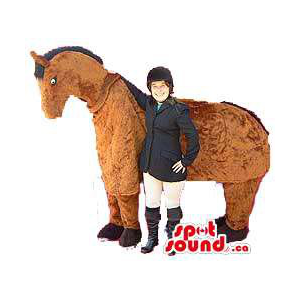 Brown Horse Animal Plush...