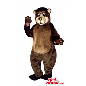 Friendly Brown Bear Plush...