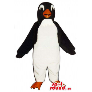 Pinguim pássaro mascote de...