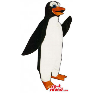 Mascota Pingüino Negro Con...