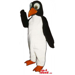 Mascota Pingüino En Negro...