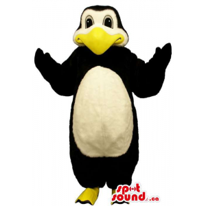 Penguin Mascot With A Large...