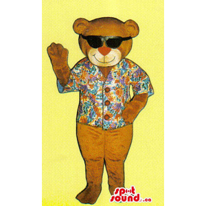 Brown Plush Bear Mascot...