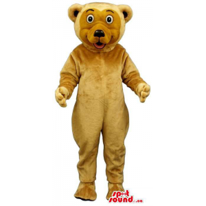 Beige Bear Plush Mascot...