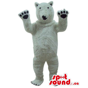 All White Bear Plush Animal...