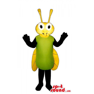 Mascota Insecto Verde Y...