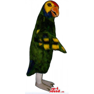 Exotic mascote papagaio com...