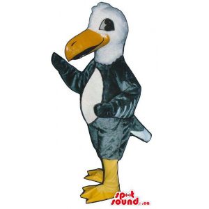 Grey Pelican Bird Plush...