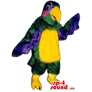 Green Parrot Bird Plush...