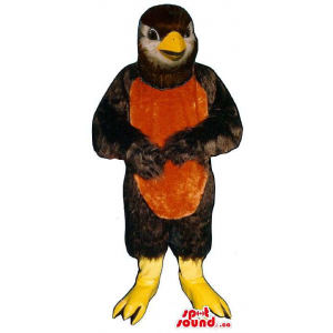 Brown Bird Plush Mascot...