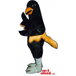Mascota Pájaro Negro Con...
