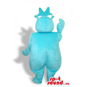 Flashy Blue Creature Mascot...