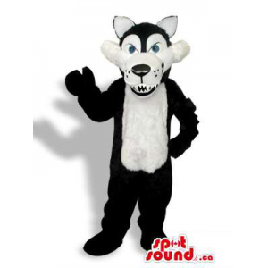 Black Wolf Plush Mascot...