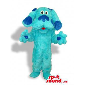 All Blue Dog Plush Animal...