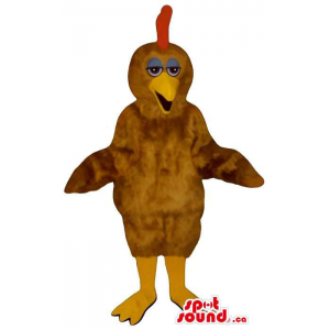 Brown Hen Animal Bird Plush...