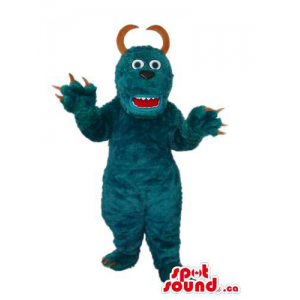 Todos Blue Monster Mascot...