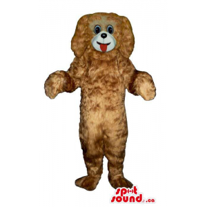 Shinny Brown Plush Dog...