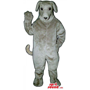 All Grey Dog Plush Animal...