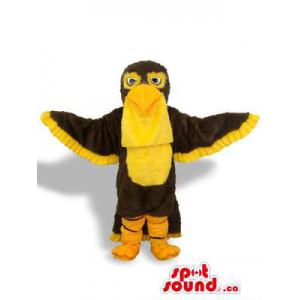 Brown And Yellow Bird Plush...