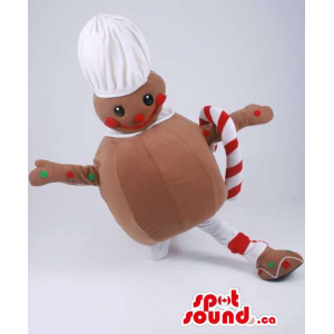 Ginger Bread Man-Mascot com...