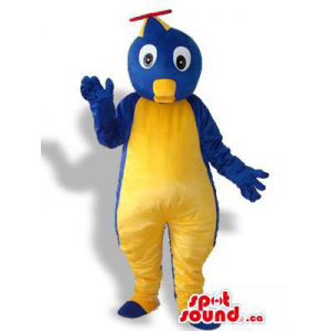 Blue And Yellow Penguin...