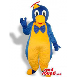 Blue And Yellow Penguin...