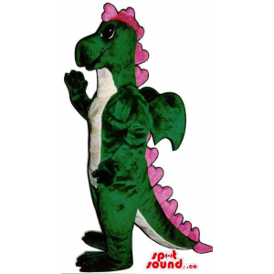 Green Dragon Mascot Plush...