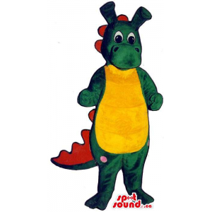 Green Dragon Mascot Plush...