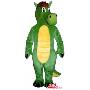 Green Dragon Plush Mascot...