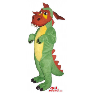 Green Dragon Mascot Plush...