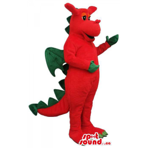 Red Dragon Plush Mascot...