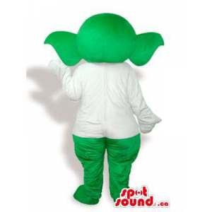 Mascota Alienígena Verde De...