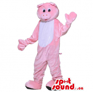 Pink Pig Animal Farm Plush...