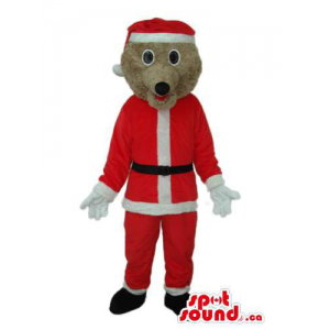 Santa Claus Dog Plush...