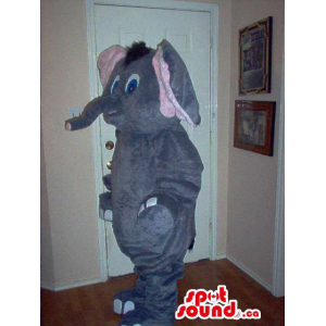 Cute Grey Elephant Plush...