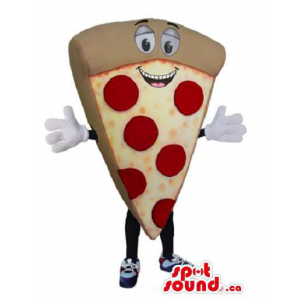 Mascota Trozo De Pizza De...