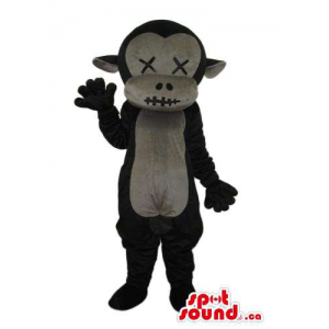 Preto Plush Macaco da...