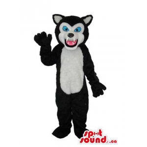 Black Wolf Plush Mascot...