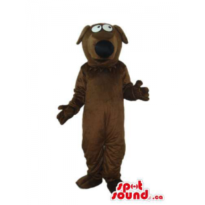 Cartoon Brown Dog Plush...