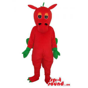 Red Monster Plush Mascot...